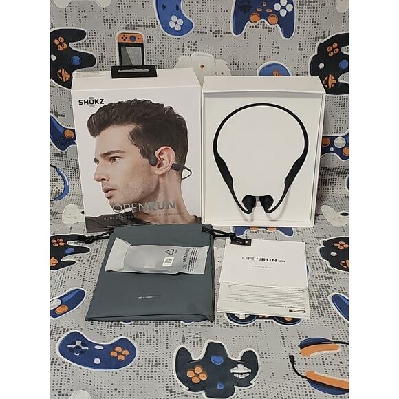 Shokz OpenRun Wireless Bone Conduction Headphones - Black S803BK *OPEN BOX NEW* - Picture 1 of 8